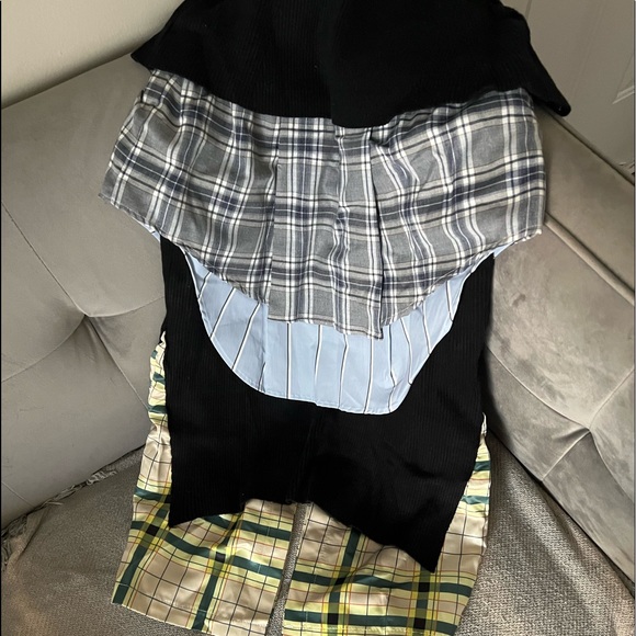 Multi layer skirt midi skirt, with multi patterns - Picture 1 of 4